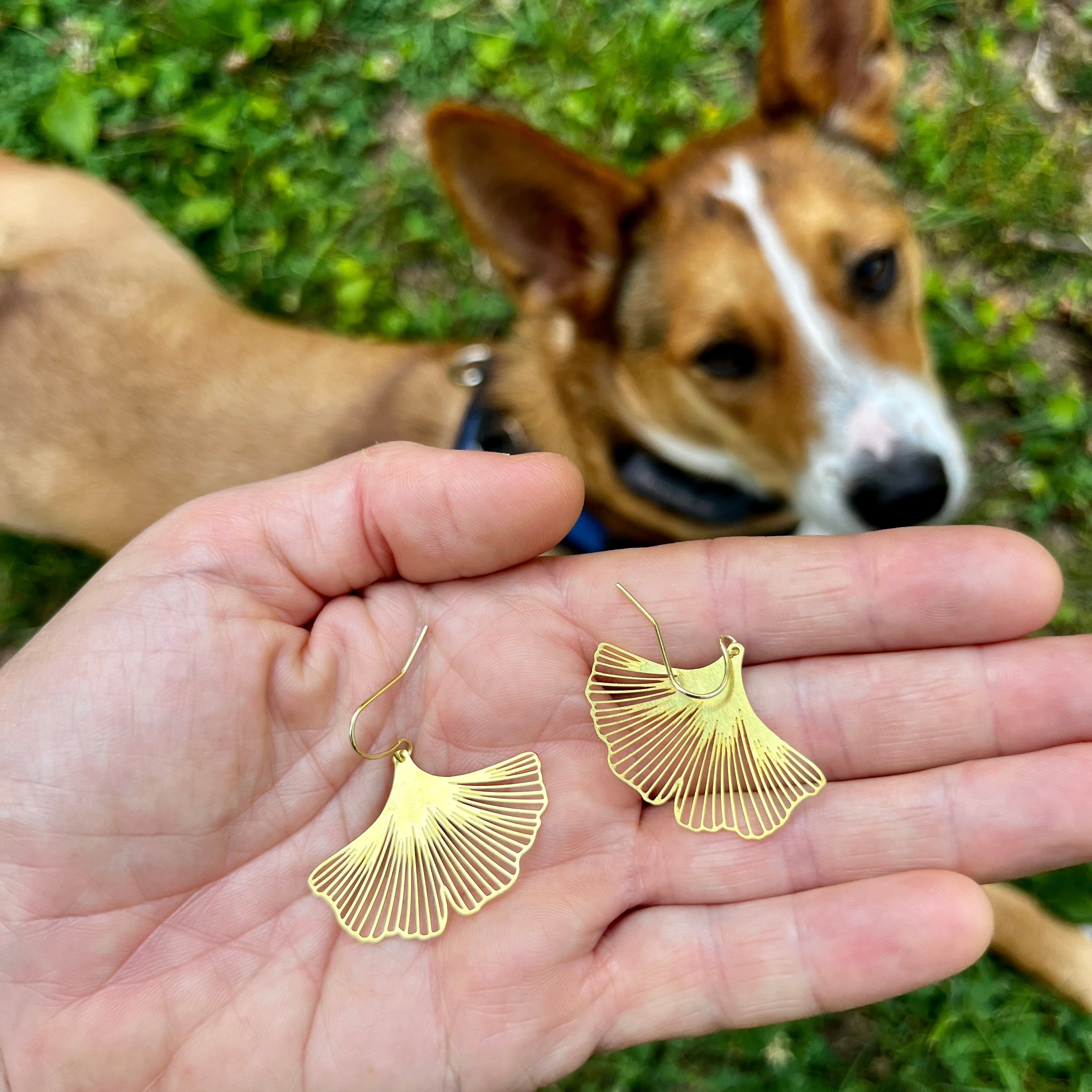 RAS Ginkgo Biloba Earrings